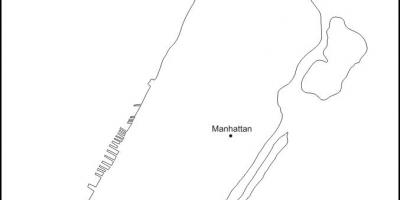 Pusta mapa Manhattanu