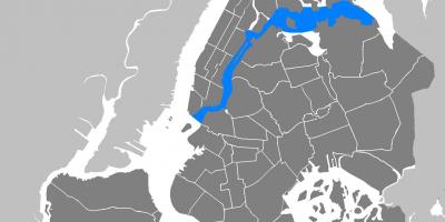 Mapa wektor Manhattan